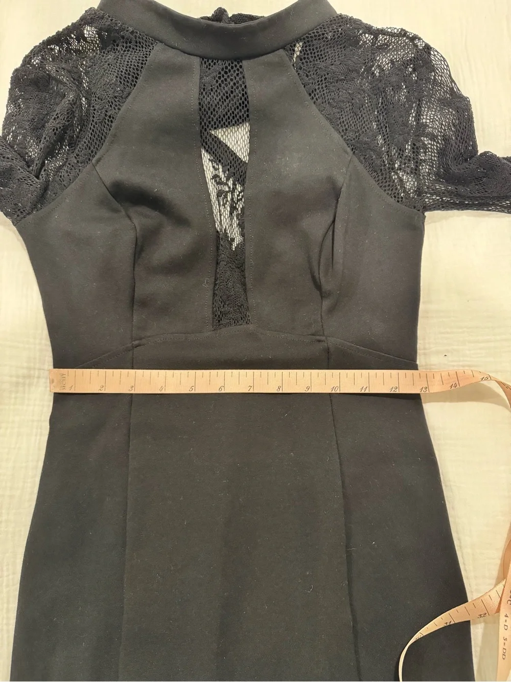 Free people It's Now or Never Mini Dress black sheer crochet bodycon